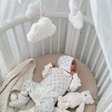 Bring Me Home Diamond Pointelle Bundle | White | Milk & Baby