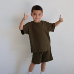 Kids Sweat Short Set | Milk & Baby