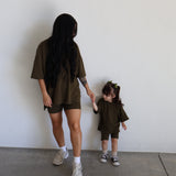 Kids Biker Short Set | Milk & Baby