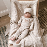 Luna + Luca Bear Jacquard Jumpsuit | Milk & Baby