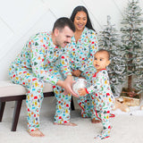 Crackling Christmas Men's Pajama | Milk & Baby