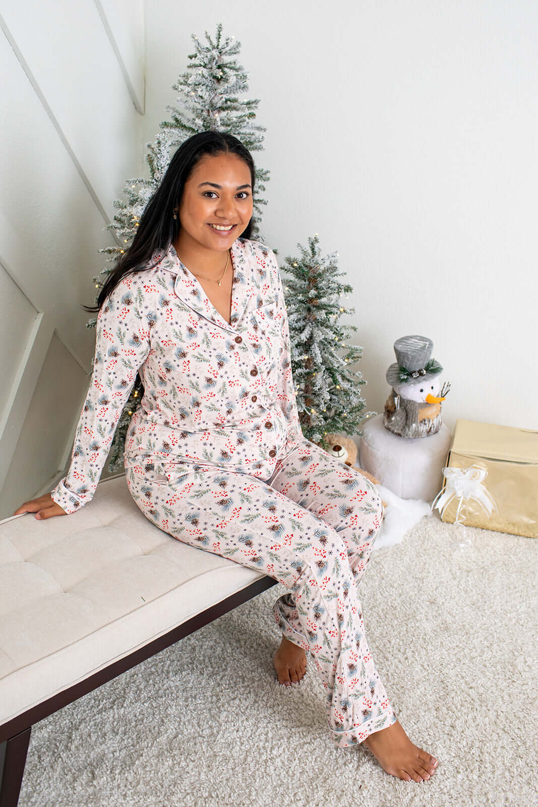 Cozy Pines Women's Pajama Set | Milk & Baby