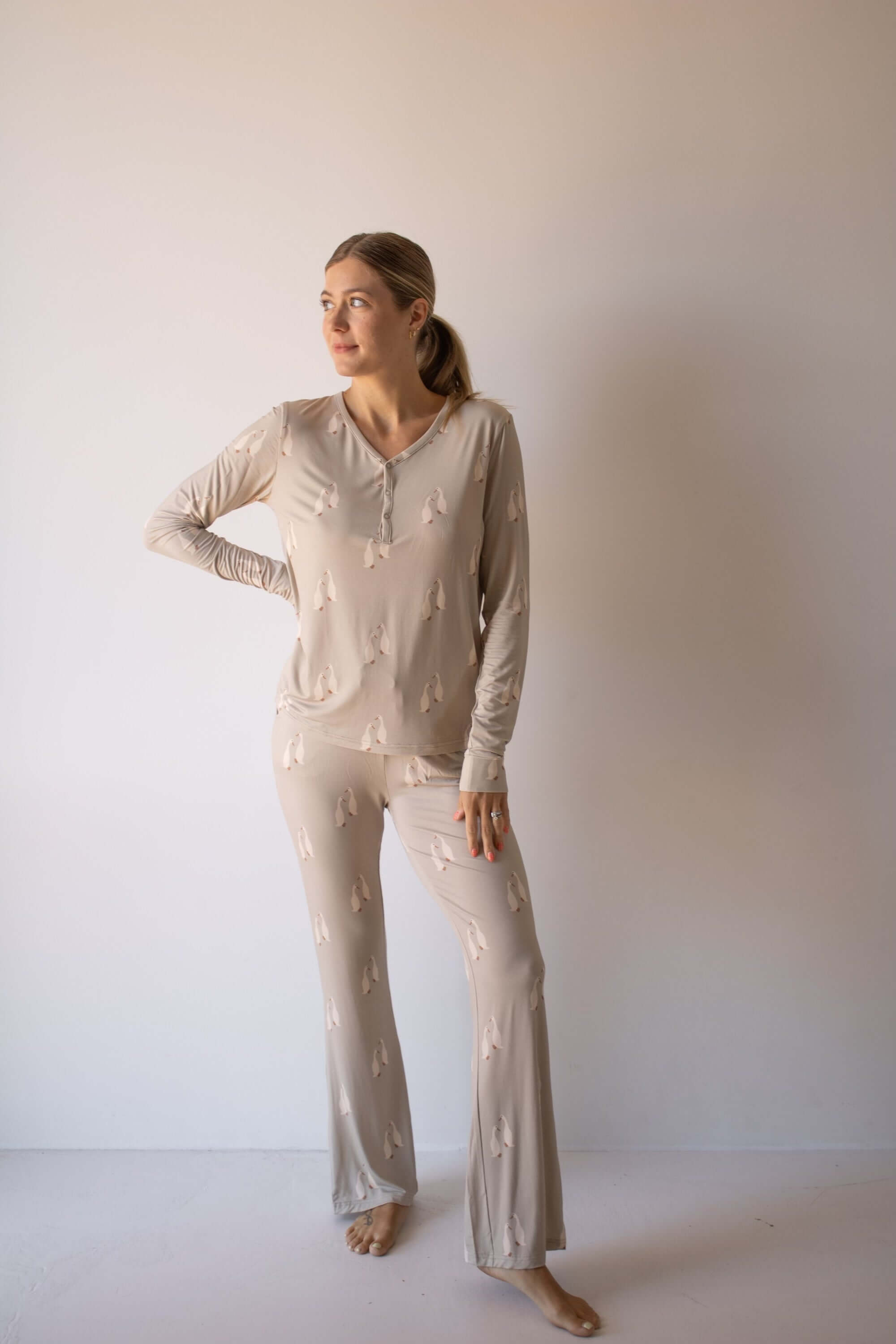 Silly Goose | Women's Bamboo Pajama | Milk & Baby