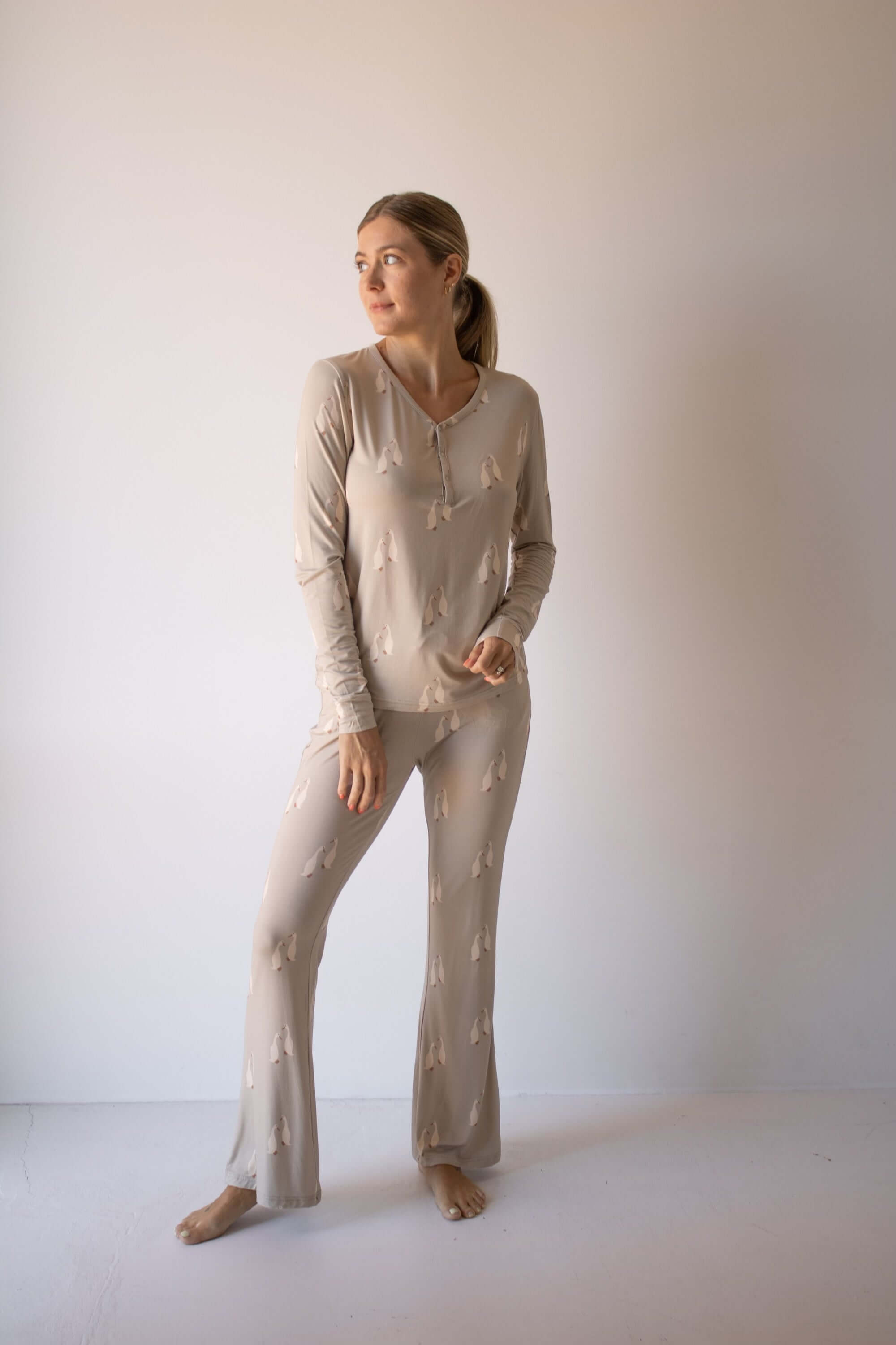 Silly Goose | Women's Bamboo Pajama | Milk & Baby