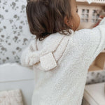 Luna + Luca Baby Bear Jumpsuit | Cozy Teddy | Milk & Baby