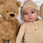 Riley Outfit and Hat Set | Sand | Milk & Baby