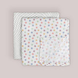 Swaddle Blanket Set | Happy Baby Vibes | Milk & Baby