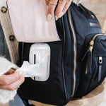 Satchel Diaper Bag - Black | Milk & Baby