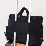 Satchel Diaper Bag - Black | Milk & Baby