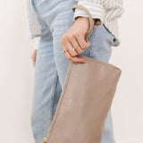 3-Piece Pouch Clutch Purse Set | Taupe | Milk & Baby