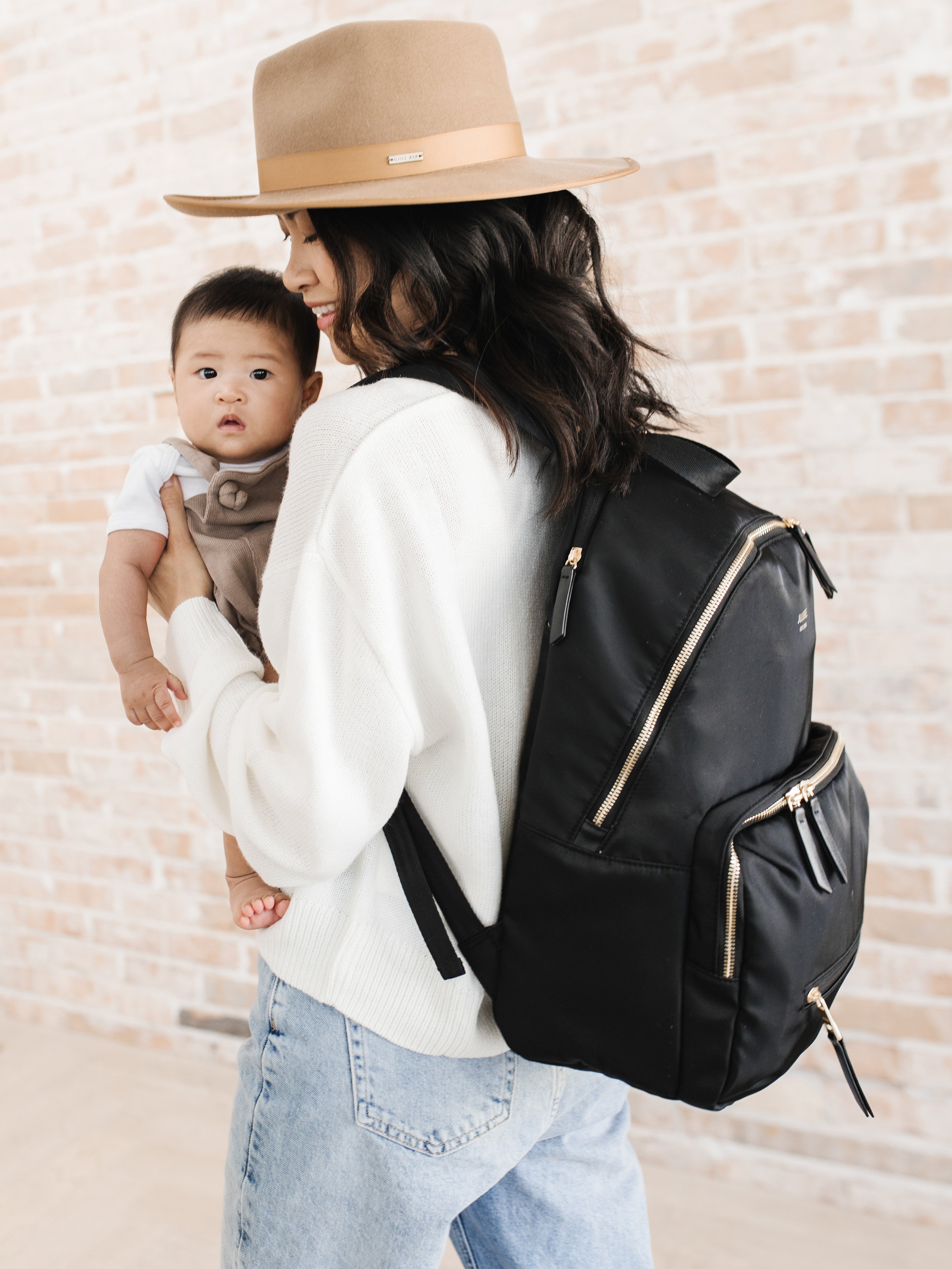 Everyday Diaper Backpack - Black | Milk & Baby