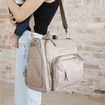 Satchel Diaper Bag - Taupe | Milk & Baby