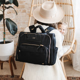 Satchel Diaper Bag - Black | Milk & Baby