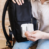 Satchel Diaper Bag - Black | Milk & Baby