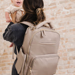 Classic Diaper Backpack - Taupe | Milk & Baby