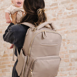 Classic Diaper Backpack - Taupe | Milk & Baby