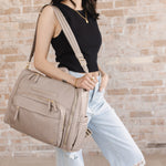 Satchel Diaper Bag - Taupe | Milk & Baby