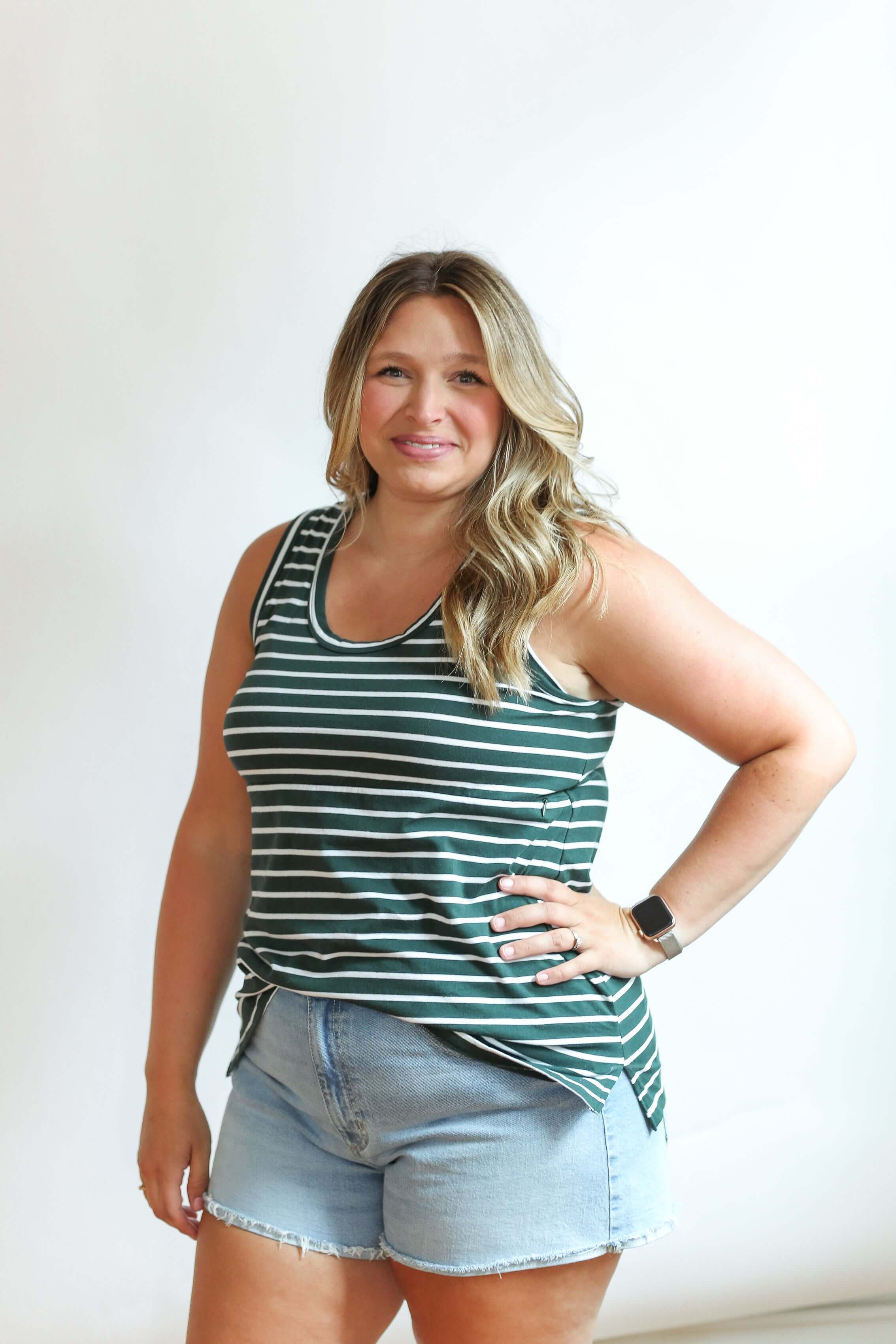 Invisible Zip Breastfeeding Tank Top | Milk & Baby