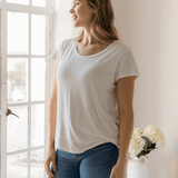 Everyday Maternity & Nursing T-shirt | White | Milk & Baby
