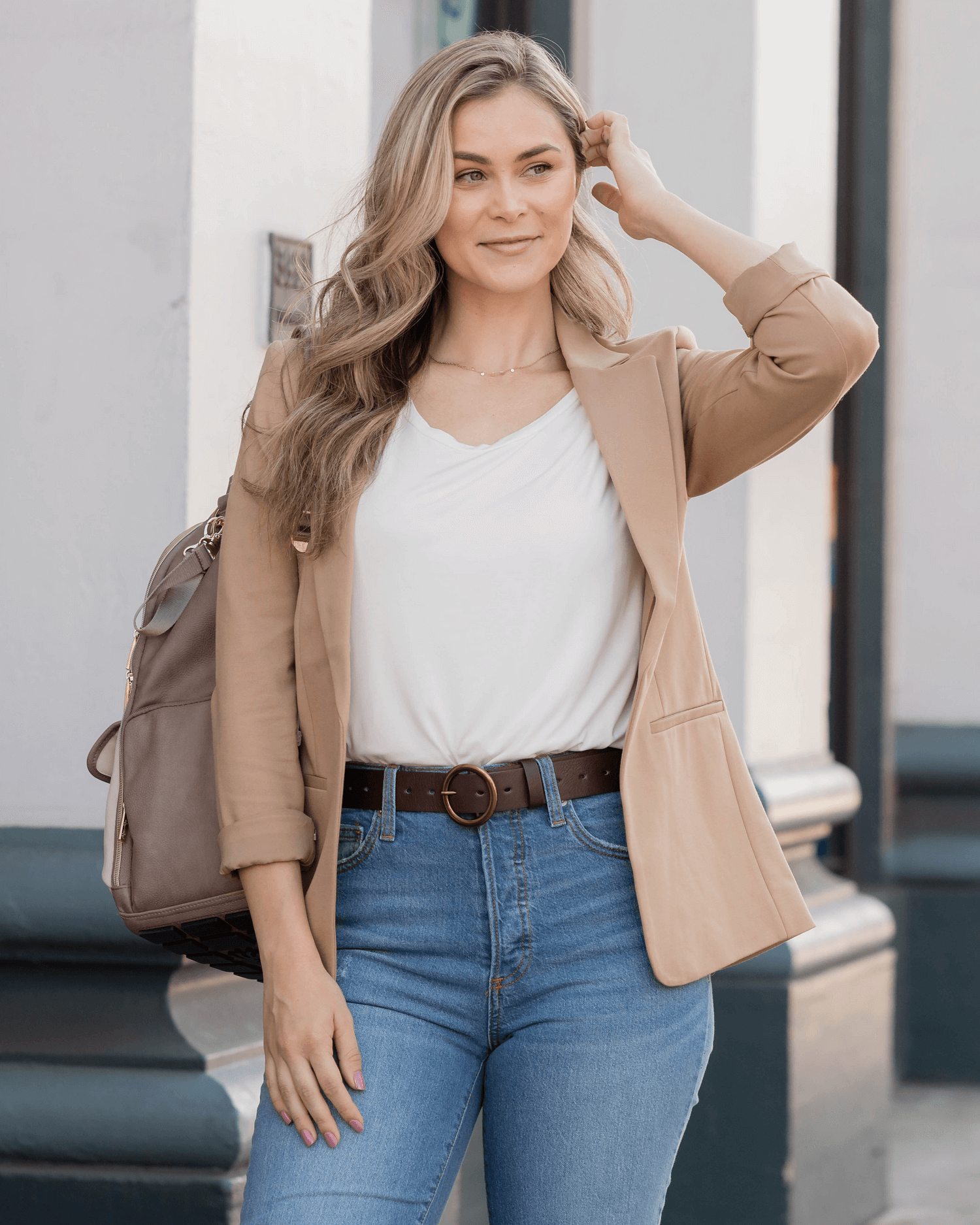 Everyday Maternity & Nursing T-shirt | White | Milk & Baby
