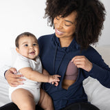 Bamboo Maternity & Nursing Hoodie | Navy | Milk & Baby