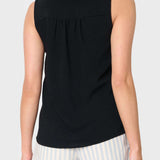 Crochet Ruffle Placket Button Front Blouse | Milk & Baby