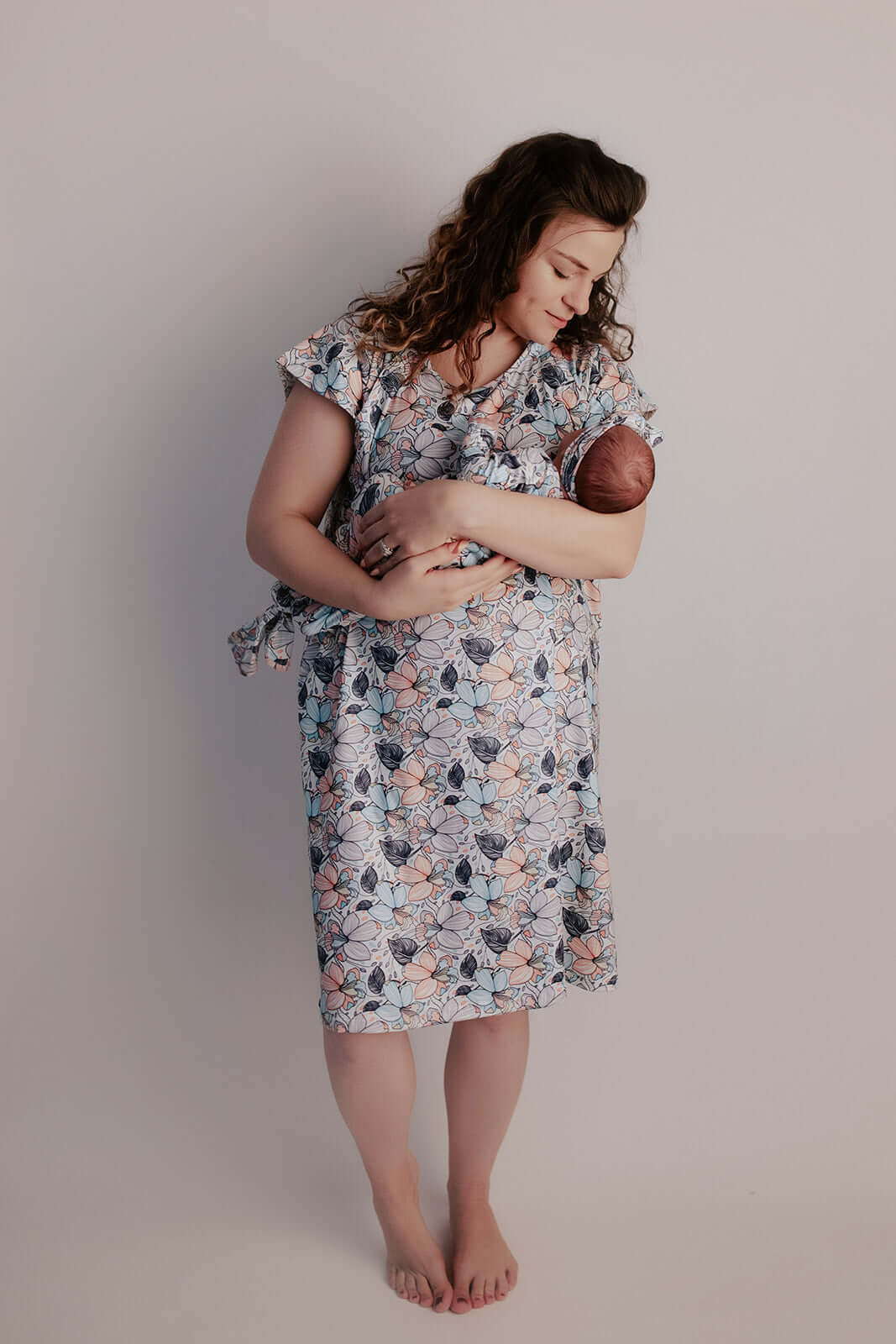 Flower Bloom Labor & Delivery Gown | Milk & Baby