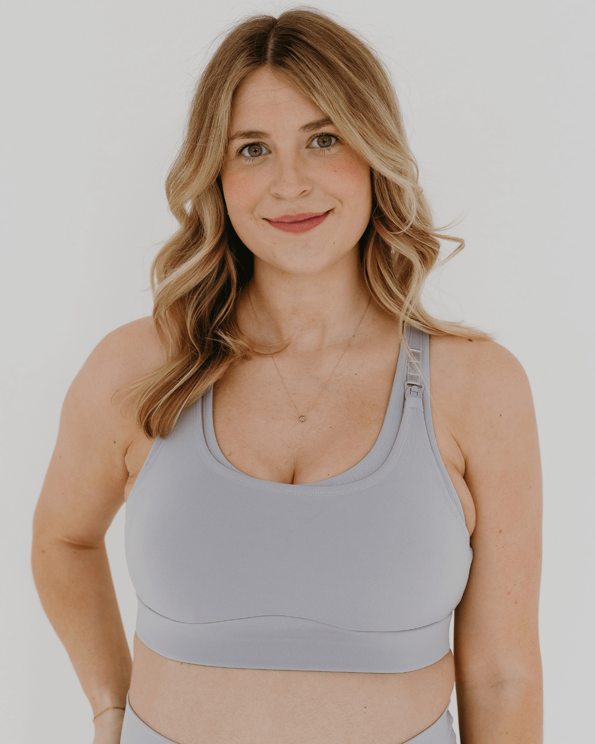 AXK CORE Full Support Nursing Bra | Light Gray | Milk & Baby