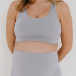 AXK CORE Full Support Nursing Bra | Light Gray | Milk & Baby