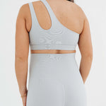 AXK CORE Cross Body Nursing Bra Light Gray | Milk & Baby