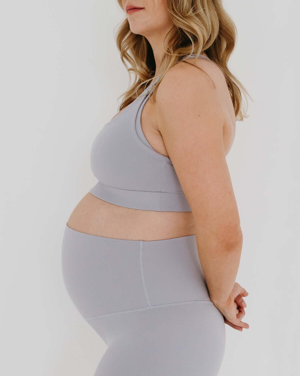 AXK CORE Full Support Nursing Bra | Light Gray | Milk & Baby