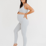 AXK CORE Classic Maternity Legging | Light Gray | Milk & Baby