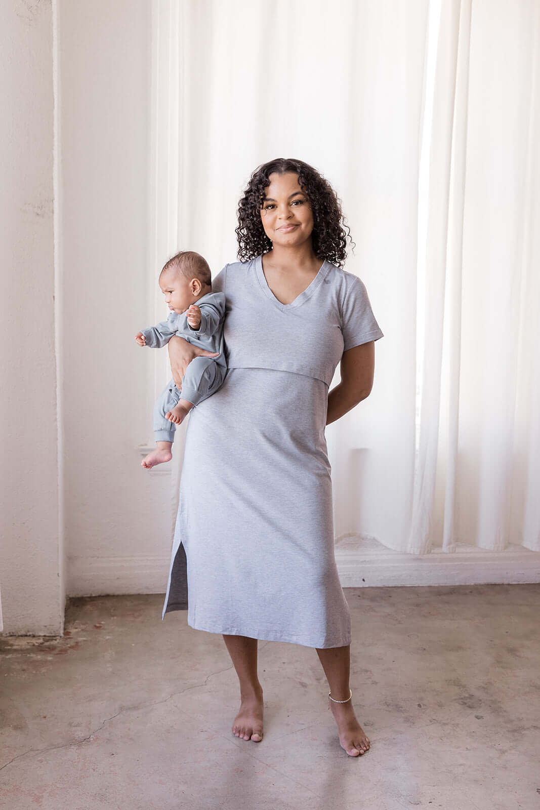 Everyday Breastfeeding Dress by MLM Brand | Postpartum Essentials S Everyday Breastfeeding Dress by MLM Brand | Postpartum Essentials S