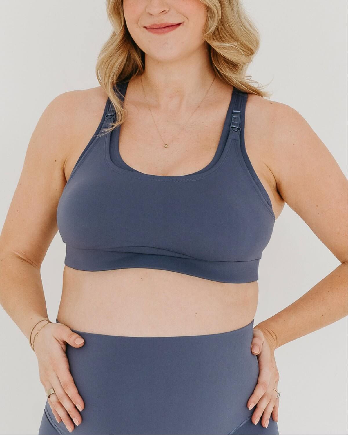 AXK CORE Full Support Nursing Bra | Blue | Milk & Baby