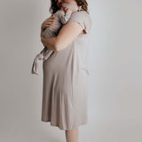 Harbor Mist Maternity Mommy Labor & Delivery Gown | Milk & Baby