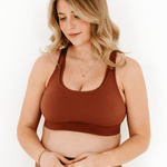 AXK CORE Full Support Nursing Bra | Brown | Milk & Baby