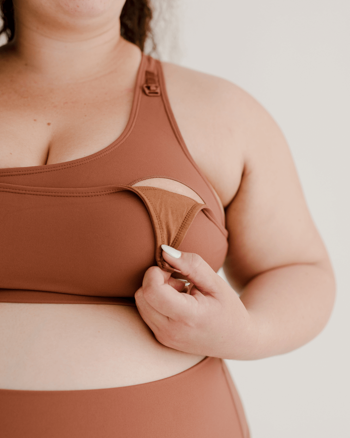 AXK CORE Full Support Nursing Bra | Brown | Milk & Baby