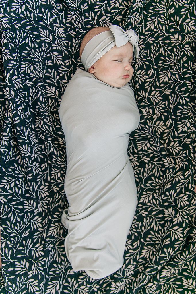 Stone Bamboo Head Wrap | Milk & Baby