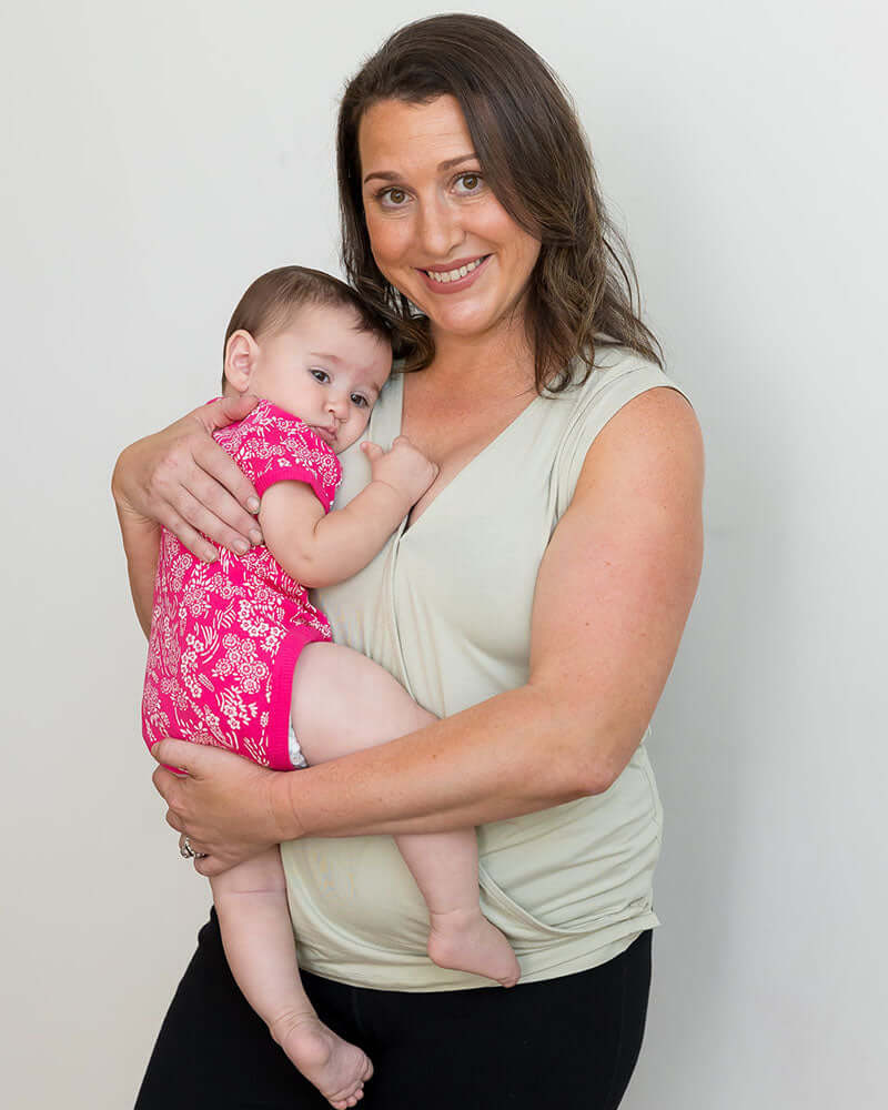 Every Way Maternity to Nursing Wrap Tank Top | Milk & Baby