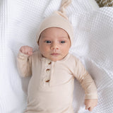Riley Outfit and Hat Set | Sand | Milk & Baby