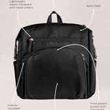 Modern Backpack Diaper Bag | Black | Milk & Baby