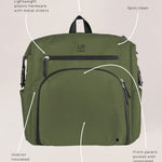 Modern Backpack Diaper Bag | Olive | Milk & Baby