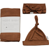 Rust Bamboo Hat OR Head Wrap Set | Milk & Baby