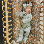 Sage Organic Cotton Ribbed Zipper | Milk & Baby