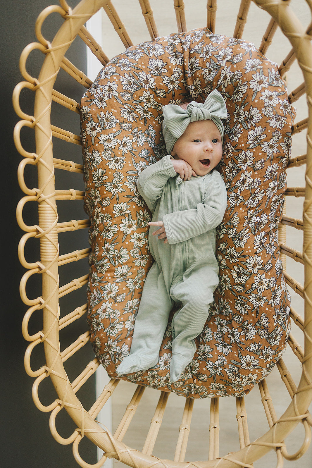 Sage Organic Cotton Ribbed Zipper | Milk & Baby