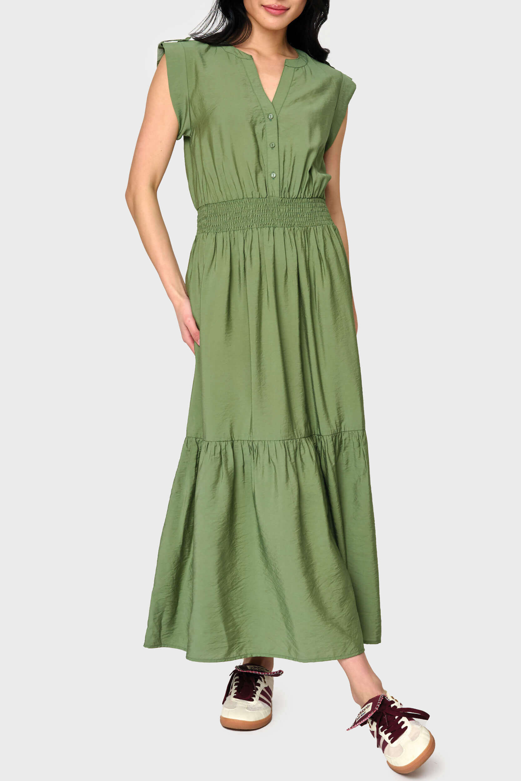 Lindsey Utility Maxi Dress | Milk & Baby