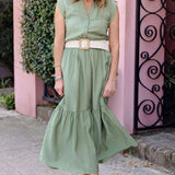 Lindsey Utility Maxi Dress | Milk & Baby