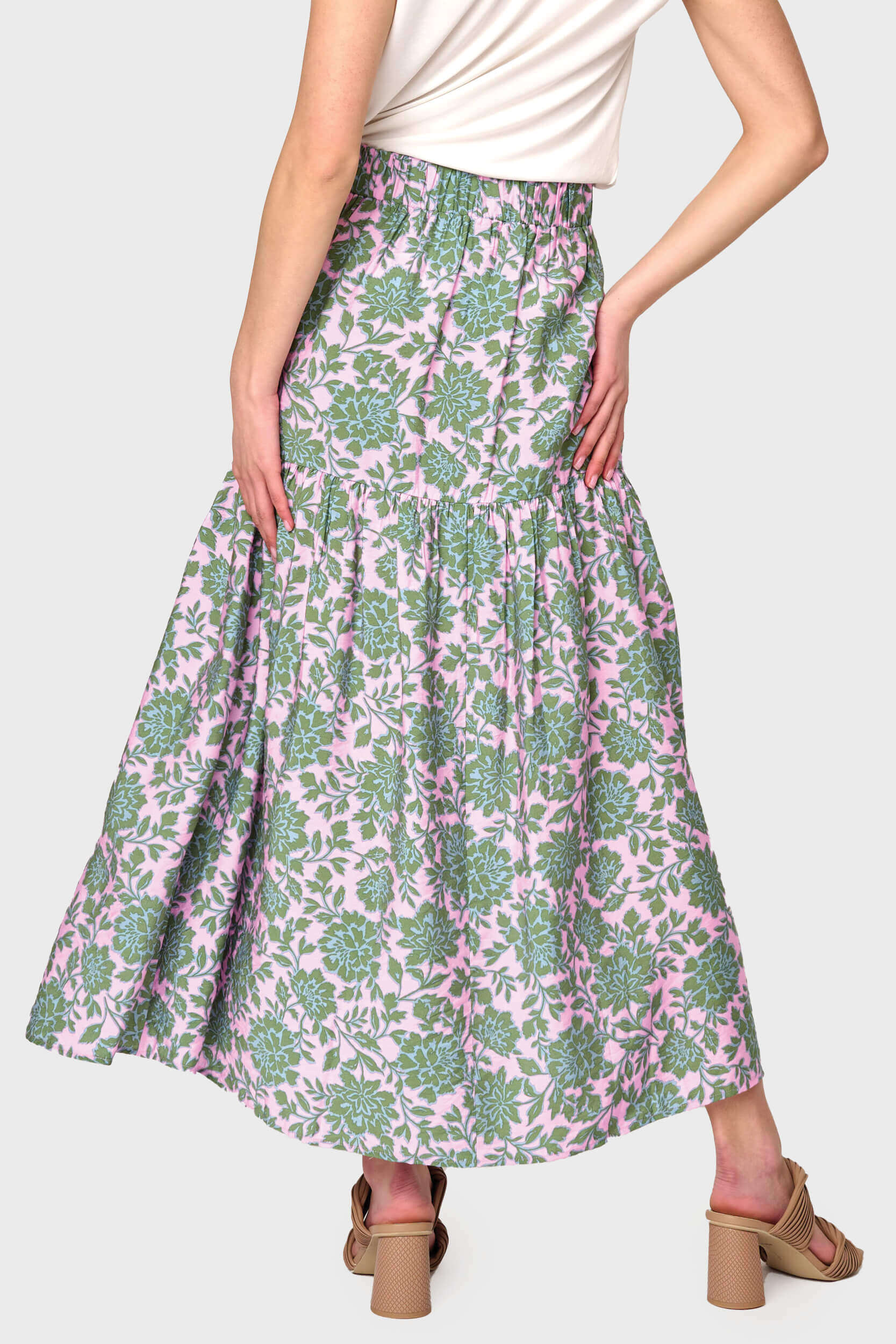 Playa Tiered Maxi Skirt | Milk & Baby