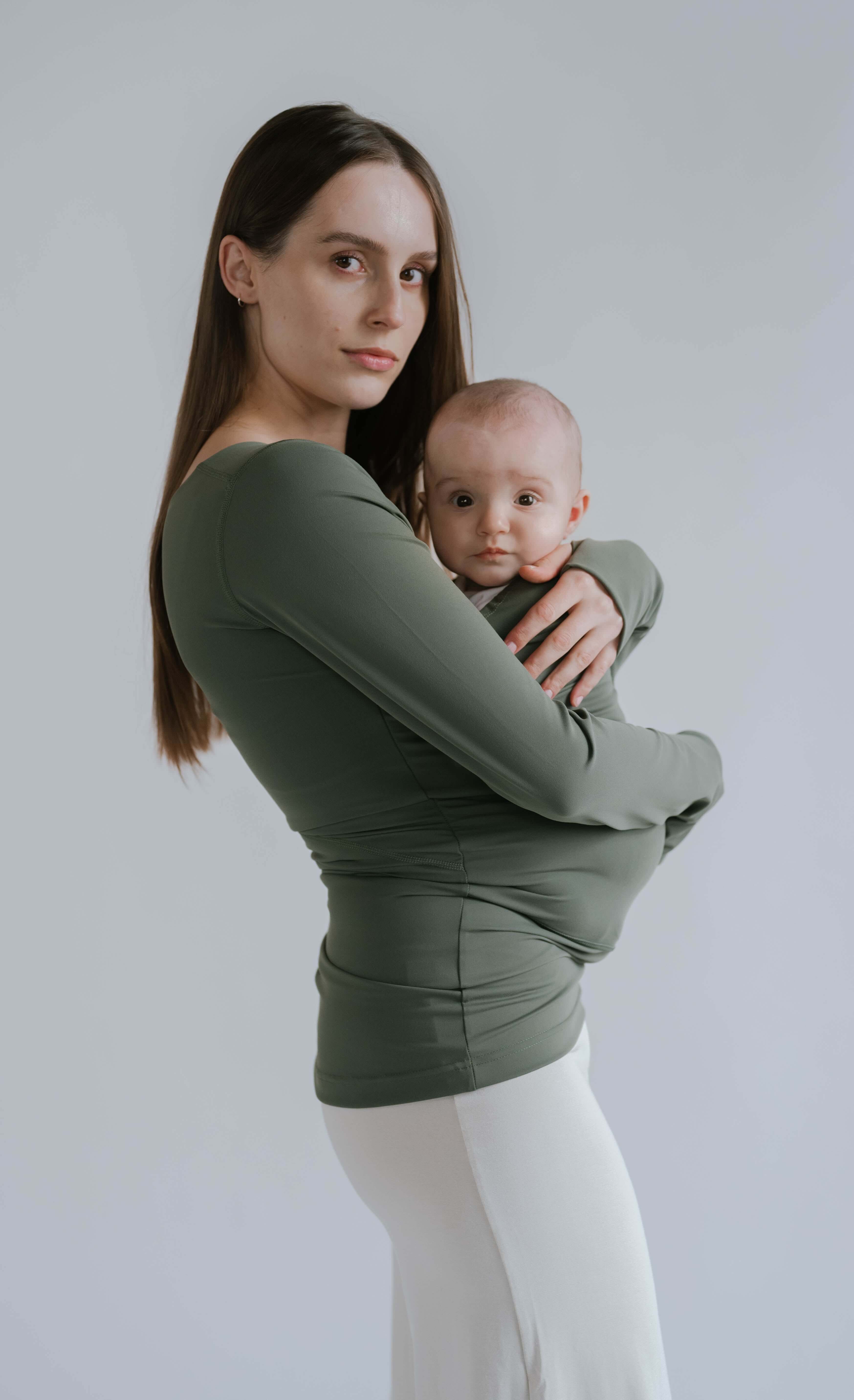 Soothe Shirt | Long Sleeve | Fern | Milk & Baby