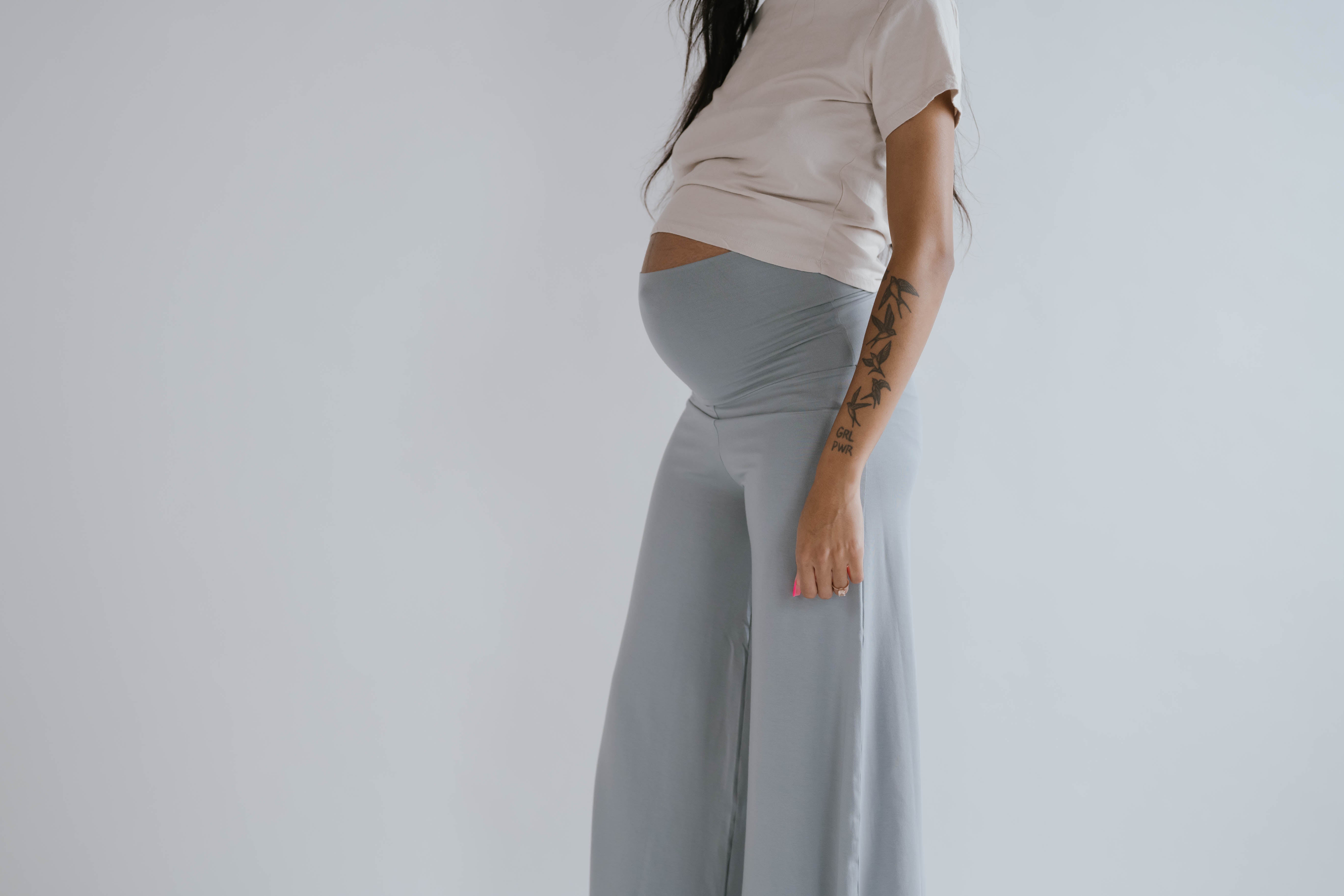 Flow Pant | Ash | Milk & Baby